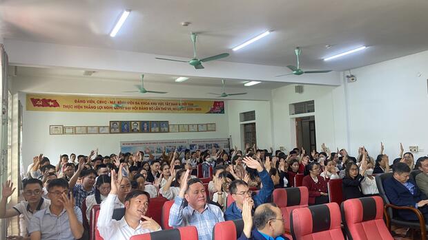 Bệnh viện ĐKKV Tây Nam Nghệ An tổ chức Hội nghị viên chức và người lao động năm 2024